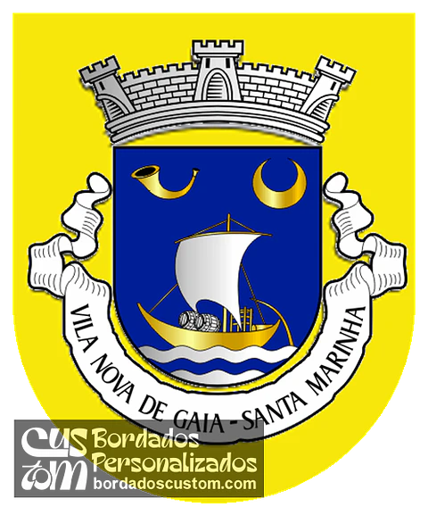 Emblema Bordado Antiga Freguesia de Vila Nova de Gaia (Santa Marinha) (Vila Nova de Gaia, Porto)