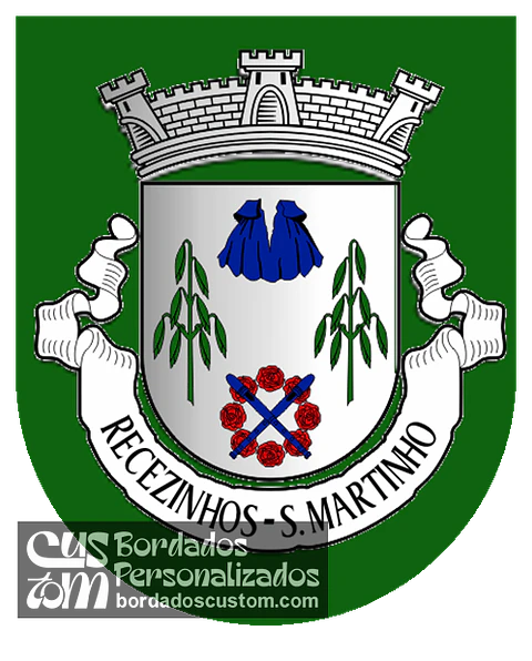 Emblema Bordado Freguesia de Recezinhos (São Martinho) (Penafiel, Porto)