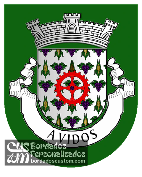 Emblema Bordado Antiga Freguesia de Avidos (Vila Nova de Famalicão, Braga)