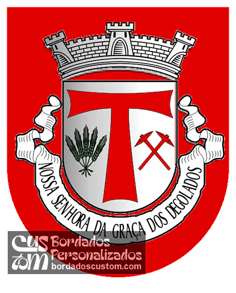 Emblema Bordado Freguesia de Nossa Senhora da Graça dos Degolados (Campo Maior, Portalegre)