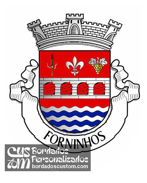 Emblema Bordado Freguesia de Forninhos (Aguiar da Beira, Guarda)