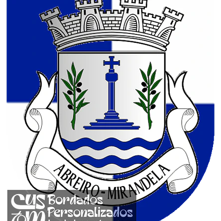 Emblema Bordado Freguesia de Abreiro (Mirandela, Bragança) 1