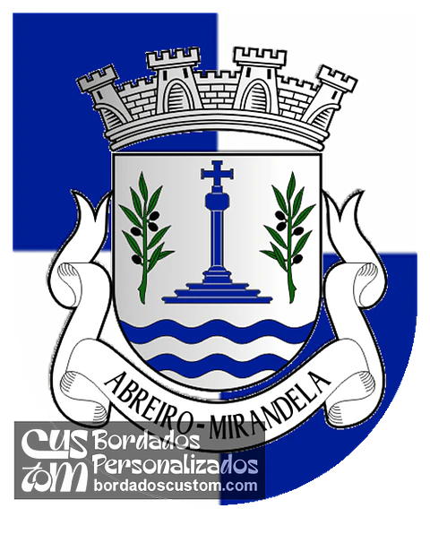 Emblema Bordado Freguesia de Abreiro (Mirandela, Bragança)