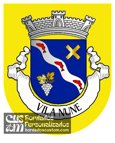 Emblema Bordado Antiga Freguesia de Vila Nune (Cabeceiras de Basto, Braga)