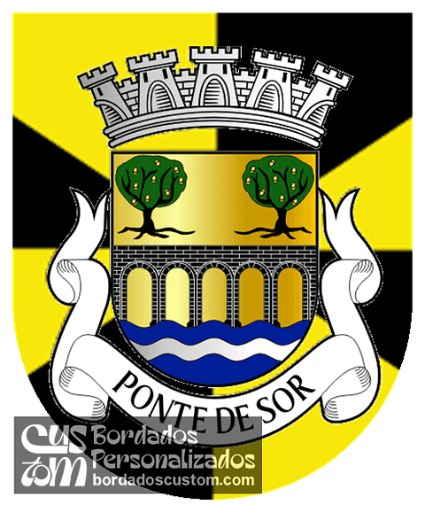 Emblema Bordado Município de Ponte de Sor (Portalegre)