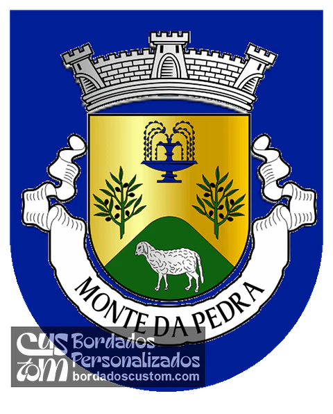 Emblema Bordado Freguesia de Monte da Pedra (Crato, Portalegre)