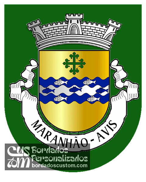 Emblema Bordado Antiga Freguesia de Maranhão (Avis, Portalegre)