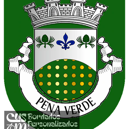 Emblema Bordado Freguesia de Pena Verde (Aguiar da Beira, Guarda) 1