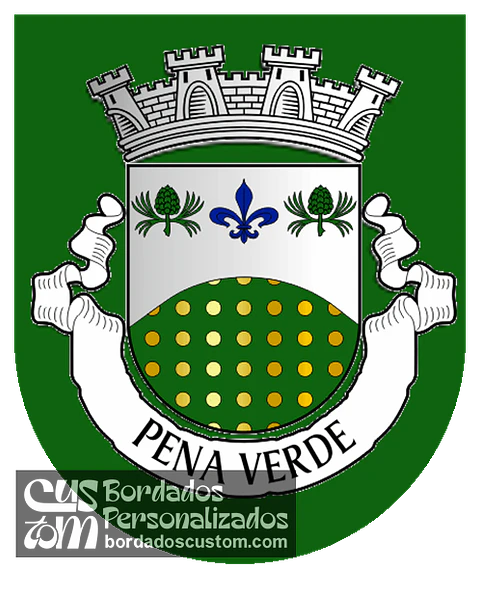 Emblema Bordado Freguesia de Pena Verde (Aguiar da Beira, Guarda)