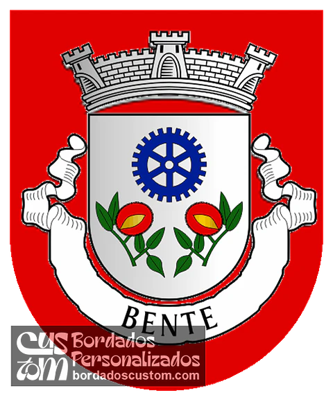 Emblema Bordado Antiga Freguesia de Bente (Vila Nova de Famalicão, Braga)