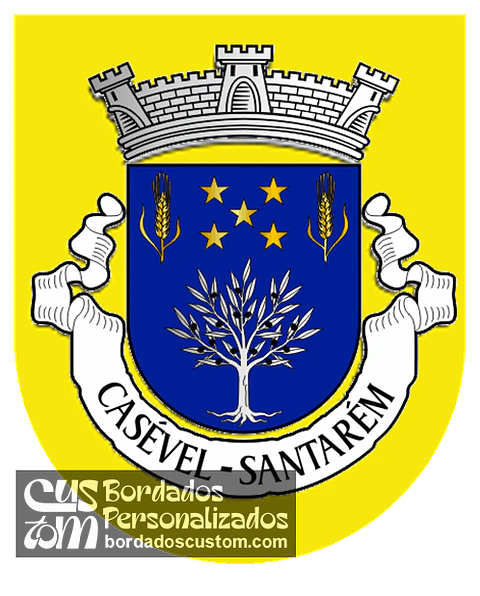 Emblema Bordado Antiga Freguesia de Casével (Santarém, Santarém)