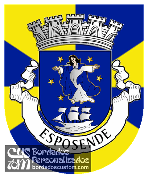 Emblema Bordado Município de Esposende (Braga)