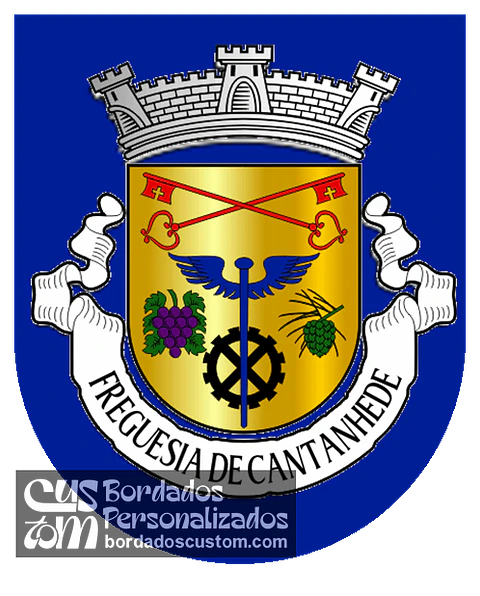 Emblema Bordado Antiga Freguesia de Cantanhede (Cantanhede, Coimbra)