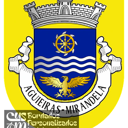 Emblema Bordado Freguesia de Aguieiras (Mirandela, Bragança) 1
