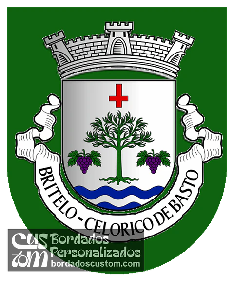 Emblema Bordado Antiga Freguesia de Britelo (Celorico de Basto, Braga)
