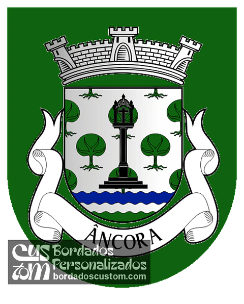 Emblema Bordado Freguesia de Âncora (Caminha, Viana do Castelo)