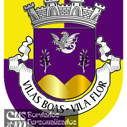 Emblema Bordado Antiga Freguesia de Vilas Boas (Vila Flor, Bragança) 1