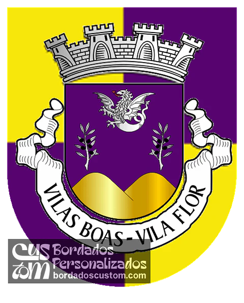 Emblema Bordado Antiga Freguesia de Vilas Boas (Vila Flor, Bragança)