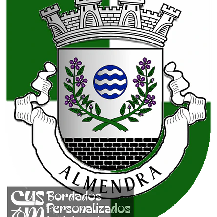 Emblema Bordado Freguesia de Almendra (Vila Nova de Foz Côa, Guarda) 1
