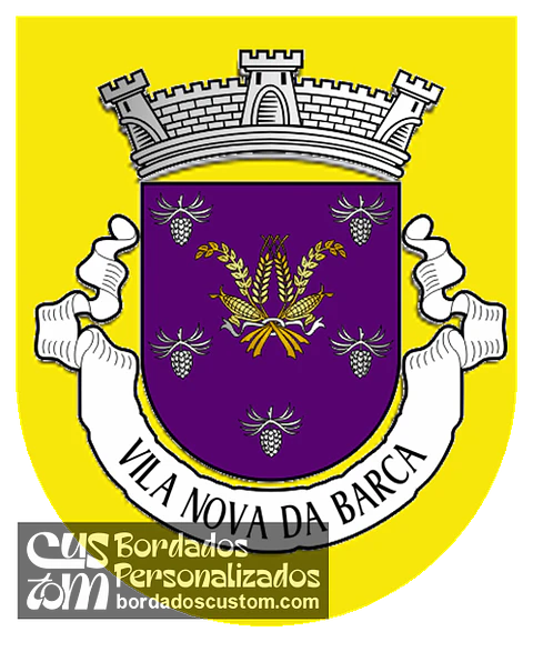 Emblema Bordado Antiga Freguesia de Vila Nova da Barca (Montemor-o-Velho, Coimbra)