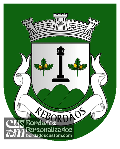 Emblema Bordado Freguesia de Rebordãos (Bragança, Bragança)