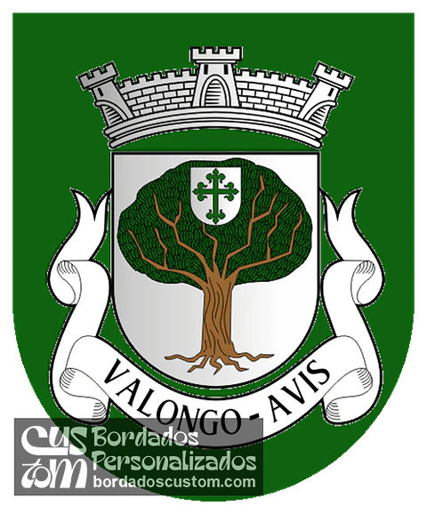 Emblema Bordado Antiga Freguesia de Valongo (Avis, Portalegre)