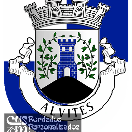 Emblema Bordado Freguesia de Alvites (Mirandela, Bragança) 1