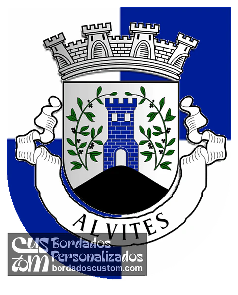 Emblema Bordado Freguesia de Alvites (Mirandela, Bragança)