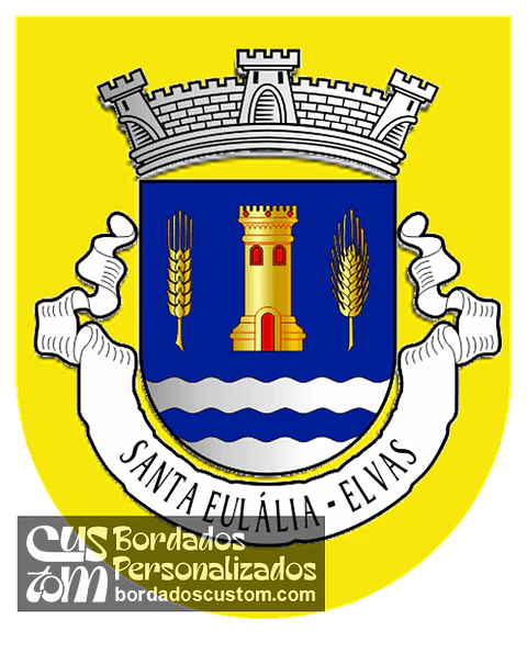 Emblema Bordado Freguesia de Santa Eulália (Elvas, Portalegre)