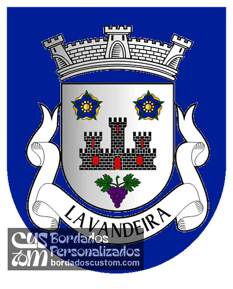 Emblema Bordado Antiga Freguesia de Lavandeira (Carrazeda de Anciães, Bragança)