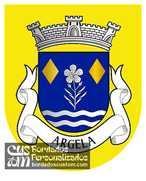 Emblema Bordado Freguesia de Argela (Caminha, Viana do Castelo)