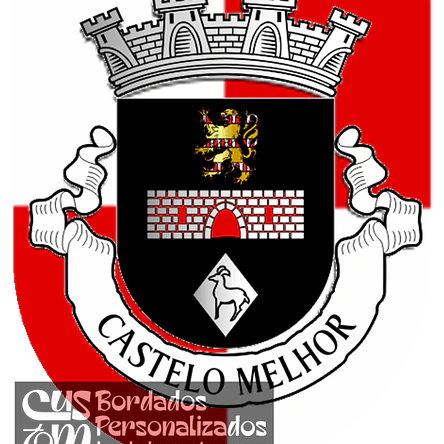 Emblema Bordado Freguesia de Castelo Melhor (Vila Nova de Foz Côa, Guarda) 1