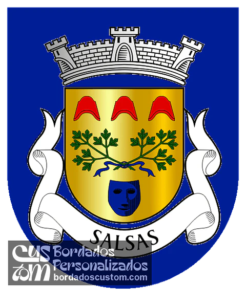Emblema Bordado Freguesia de Salsas (Bragança, Bragança)