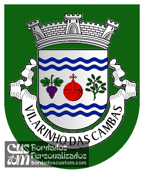 Emblema Bordado Freguesia de Vilarinho das Cambas (Vila Nova de Famalicão, Braga)