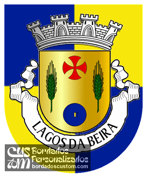 Emblema Bordado Antiga Freguesia de Lagos da Beira (Oliveira do Hospital, Coimbra)