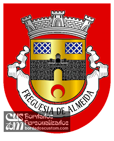 Emblema Bordado Freguesia de Almeida (Almeida, Guarda)