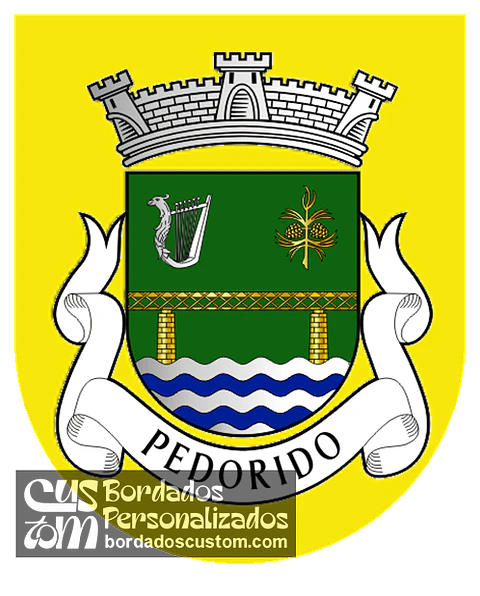 Emblema Bordado Antiga Freguesia de Pedorido (Castelo de Paiva, Aveiro)