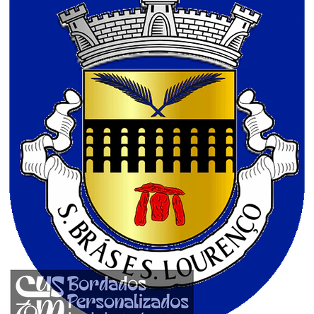 Emblema Bordado Freguesia de São Brás e São Lourenço (Elvas, Portalegre) 1