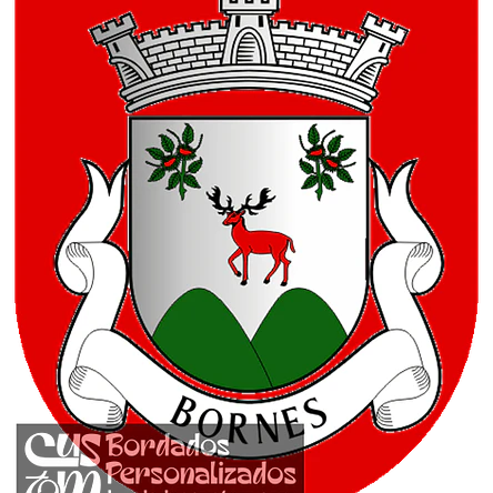 Emblema Bordado Antiga Freguesia de Bornes (Macedo de Cavaleiros, Bragança) 1