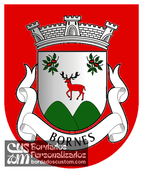 Emblema Bordado Antiga Freguesia de Bornes (Macedo de Cavaleiros, Bragança)