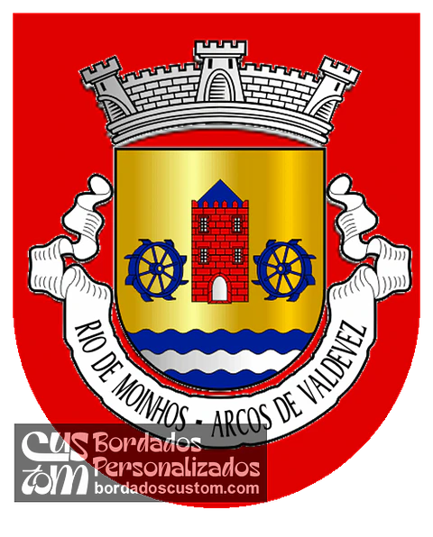 Emblema Bordado Freguesia de Rio de Moinhos (Arcos de Valdevez, Viana do Castelo)
