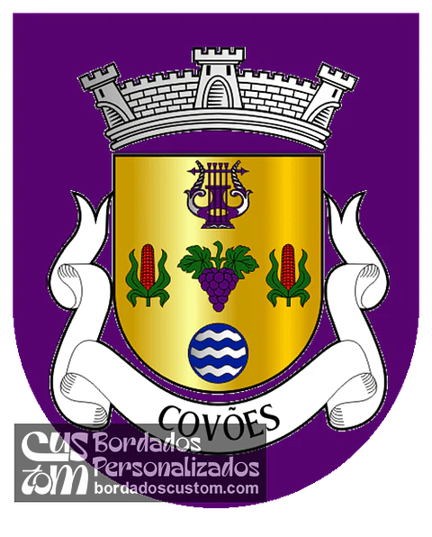 Emblema Bordado Antiga Freguesia de Covões (Cantanhede, Coimbra)