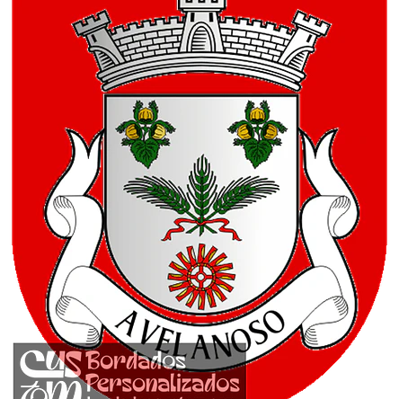 Emblema Bordado Antiga Freguesia de Avelanoso (Vimioso, Bragança) 1