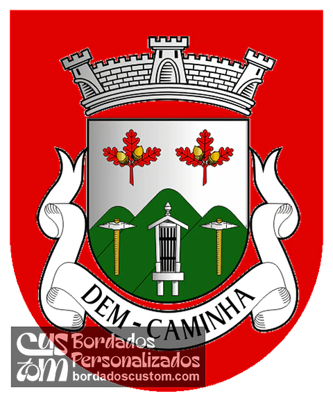 Emblema Bordado Freguesia de Dem (Caminha, Viana do Castelo)