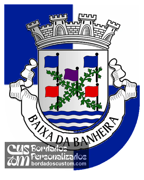 Emblema Bordado Antiga Freguesia de Baixa da Banheira (Moita, Setúbal)