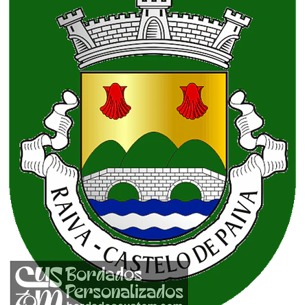 Emblema Bordado Antiga Freguesia de Raiva (Castelo de Paiva, Aveiro) 1