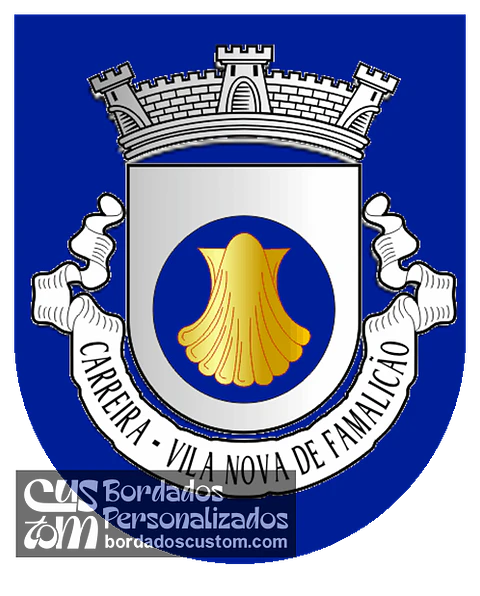 Emblema Bordado Antiga Freguesia de Carreira (Vila Nova de Famalicão, Braga)