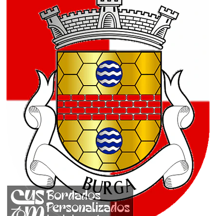 Emblema Bordado Antiga Freguesia de Burga (Macedo de Cavaleiros, Bragança) 1