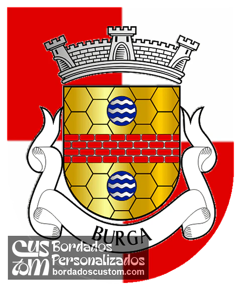 Emblema Bordado Antiga Freguesia de Burga (Macedo de Cavaleiros, Bragança)