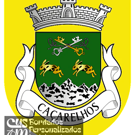 Emblema Bordado Antiga Freguesia de Caçarelhos (Vimioso, Bragança) 1